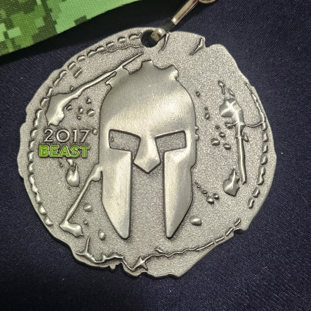 2017 Beast Spartan Medal